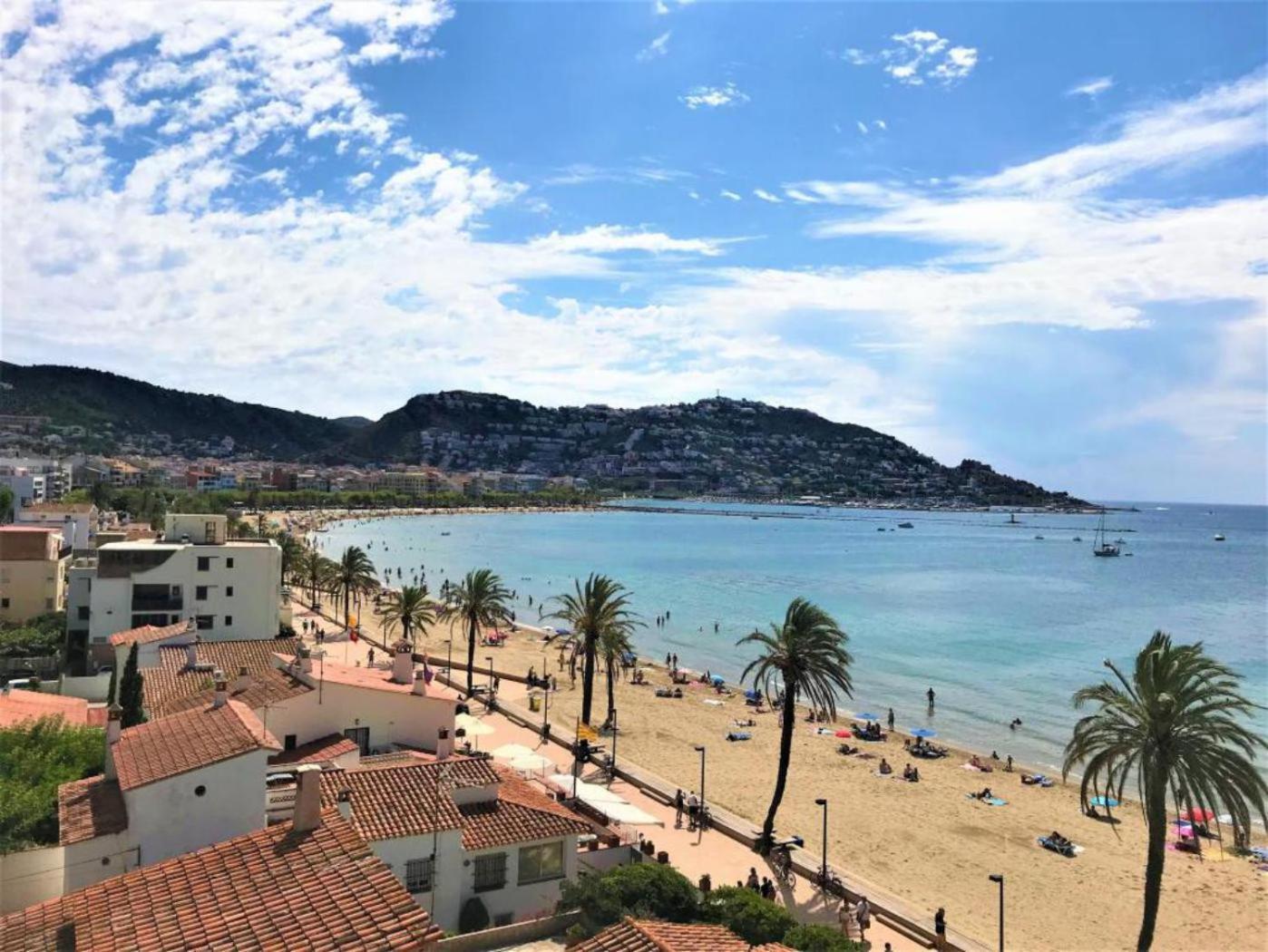 Ferienwohnung Piso Vista Mar Y Parking En Roses Av-30 Exterior foto
